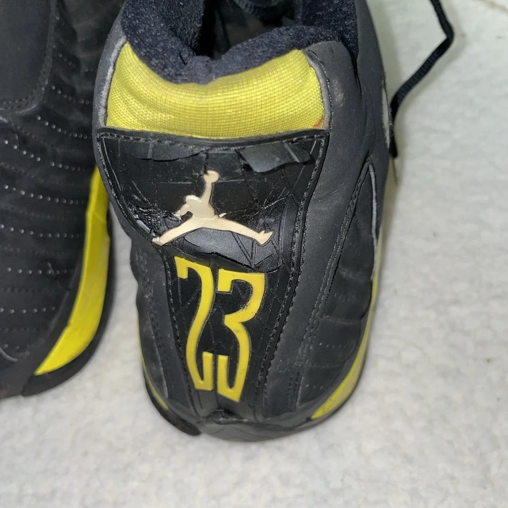 Nike Air Jordan 14 Retro Thunder 2014 487471-070 Last Shot‎ Size 17